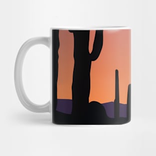 Desert sunset Mug